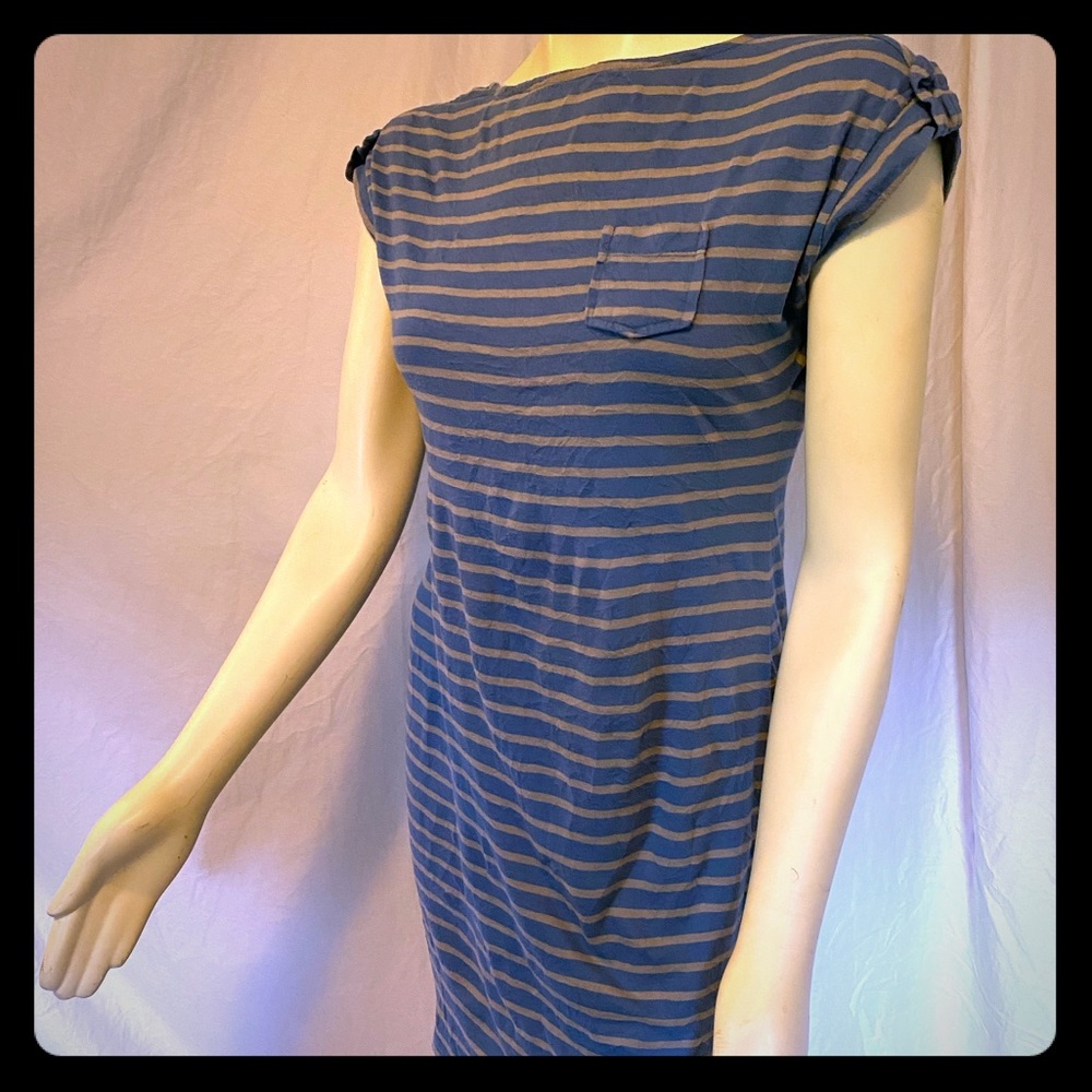 I ❤️ Ronson blue and gray tunic